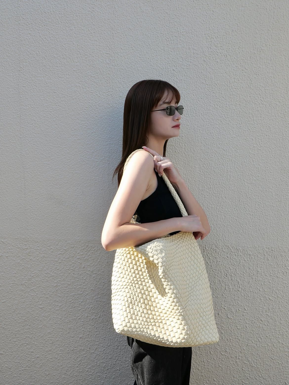  [Pre-order] Túi EcoDay - Large Woven Bag Light Yellow 