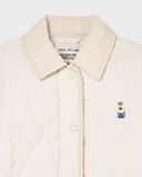  Áo Khoác Phao WHOAU [Nữ] - Steve Quilting Jacket White - WHJJF4911F 