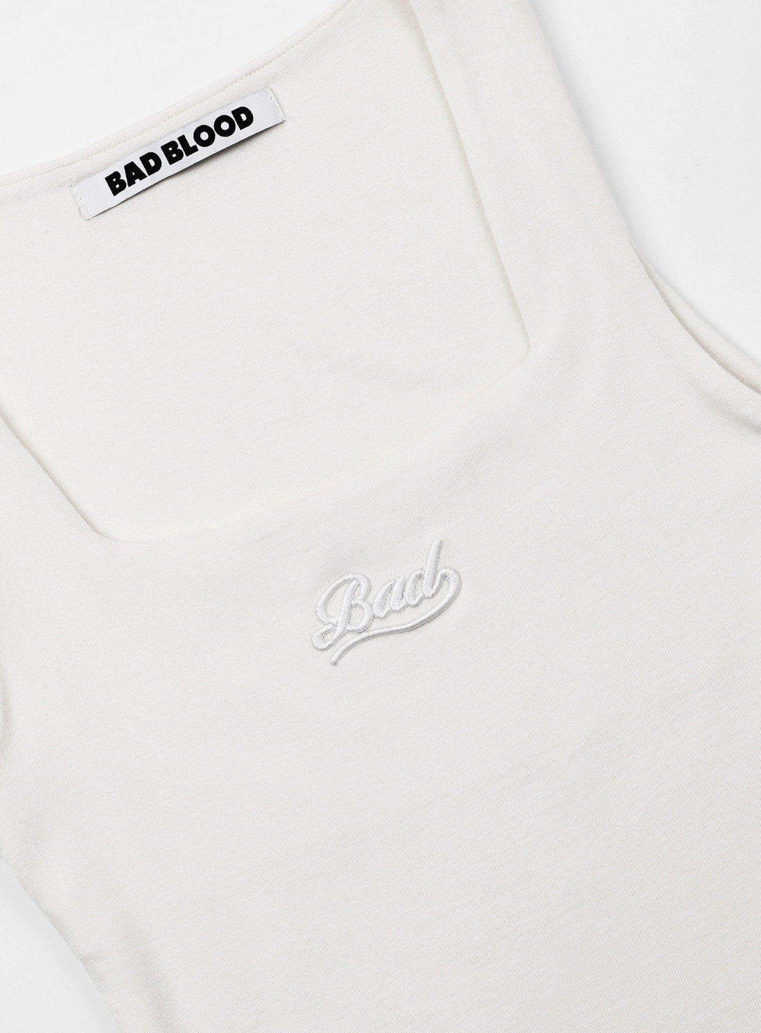 ◆BADBLOOD◆ Beyond Soft Square Neck Tank Cream w-tnk24-072 Áo Tanktop [Nữ] Badblood - [w-tnk24-072] Beyond Soft Square
