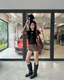  Túi Xách MLB Korea - Basic Athleisure Hobo Bag Boston - 3ABQA015N-43BRN 