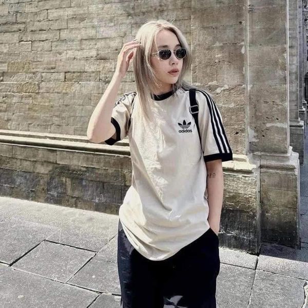 Áo Thun ADIDAS [Unisex] - 3 Sọc Adicolor Classics Beige - IM2079