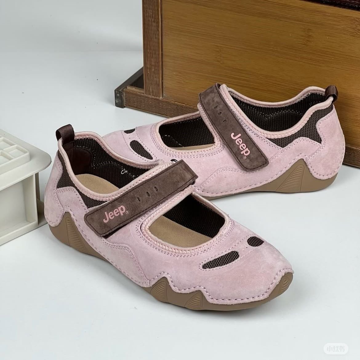  Giày Jeep Mary Jane - [Nữ] Classic Pink - PX231WAS575 