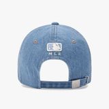  Nón MLB Korea - [Unisex] Damaged Washed Denim NY Yankees Blue - 3ACPVD34N-50BLL 