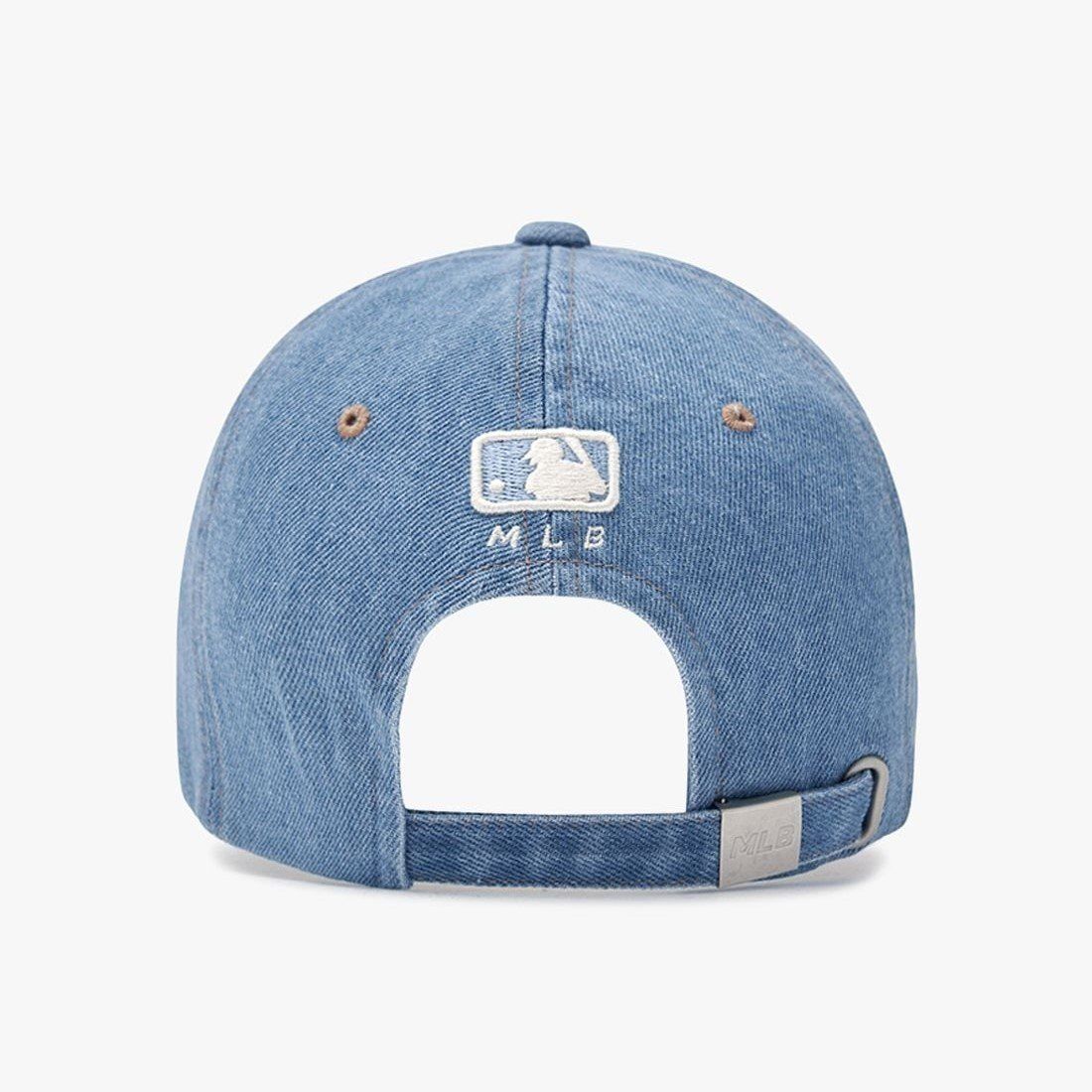  Nón MLB Korea - [Unisex] Damaged Washed Denim NY Yankees Blue - 3ACPVD34N-50BLL 