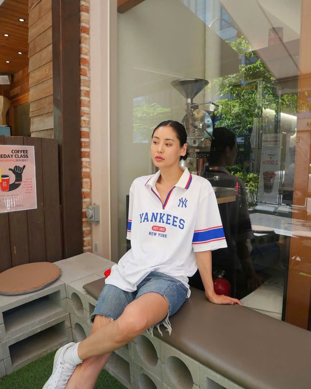  Áo Polo MLB [Unisex] Varsity Sport Jersey Overfit - 3FTSV1743 