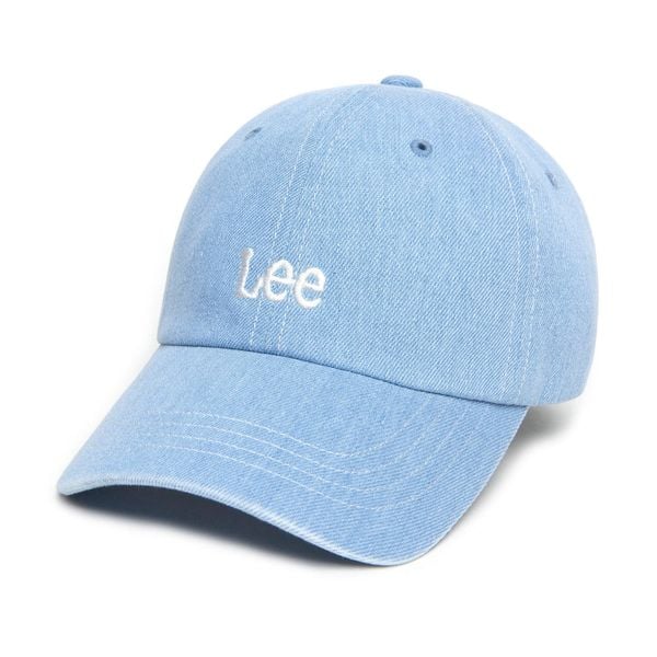 Nón Lee [Unisex] - Small Twitch Logo Denim Ball Cap Indigo Light - LE2501CA10IL