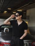  Kính Rayban [Unisex] - Aviator Puffer Black 