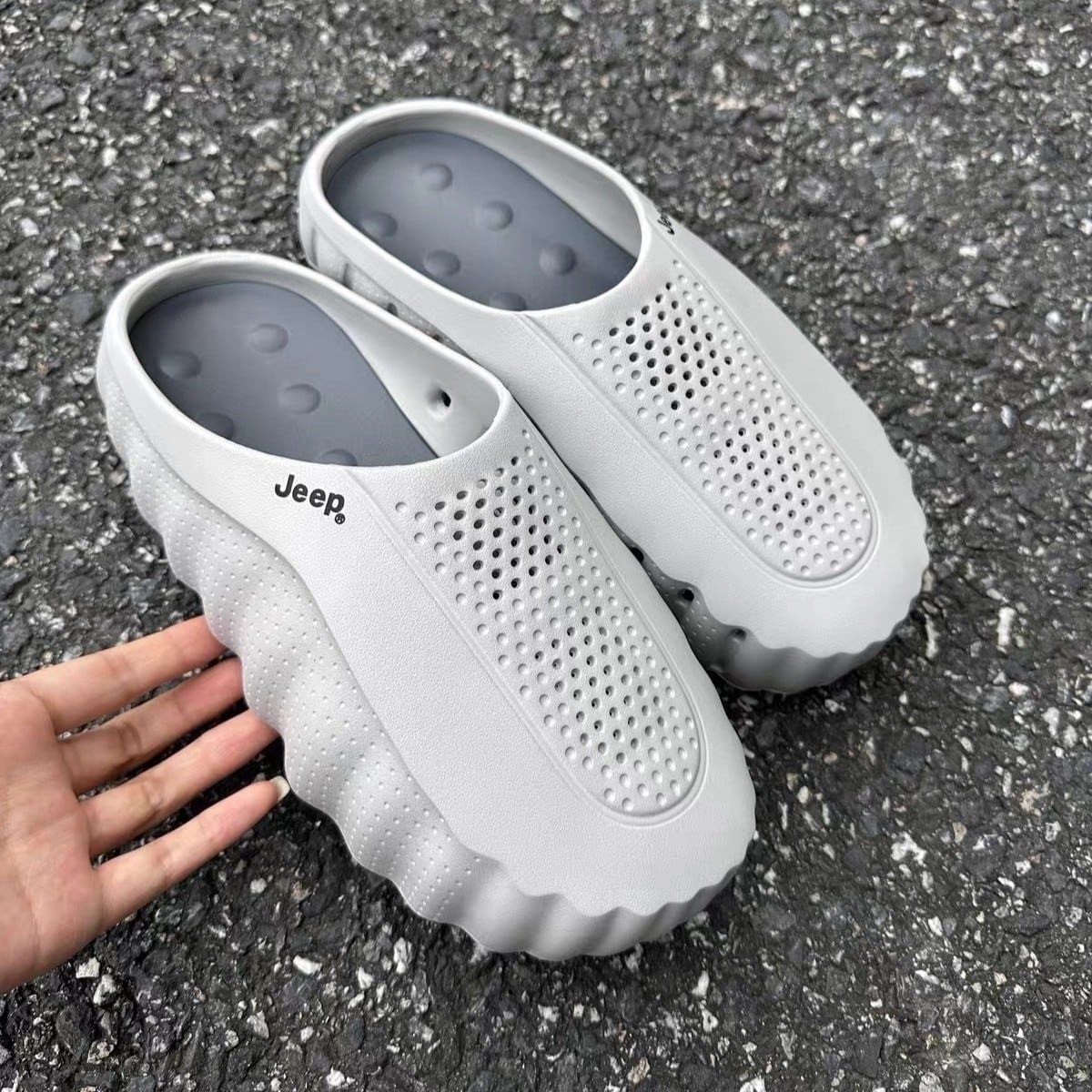  Dép Jeep [Unisex] - Mind 001 Gray 