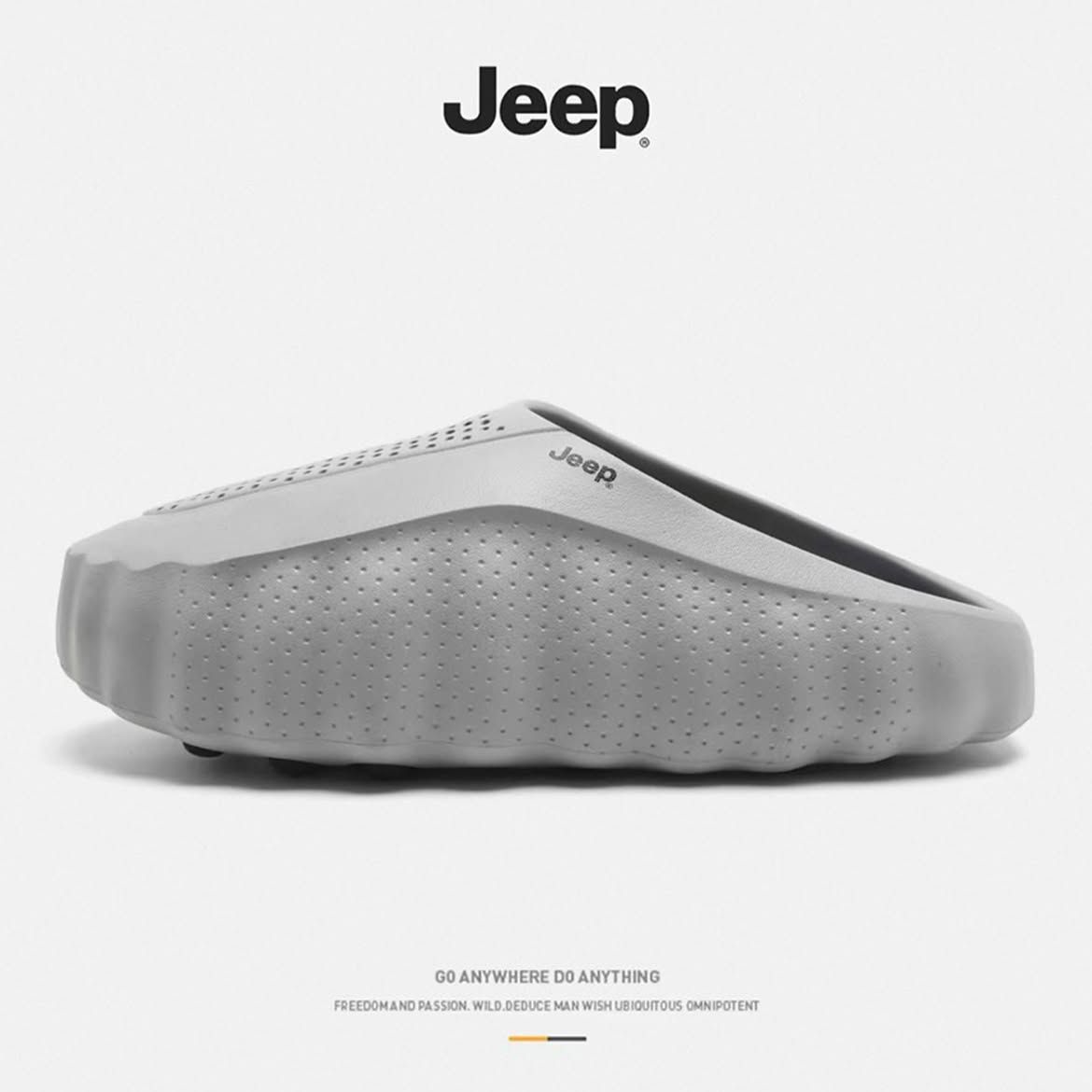  Dép Jeep [Unisex] - Mind 001 Gray 