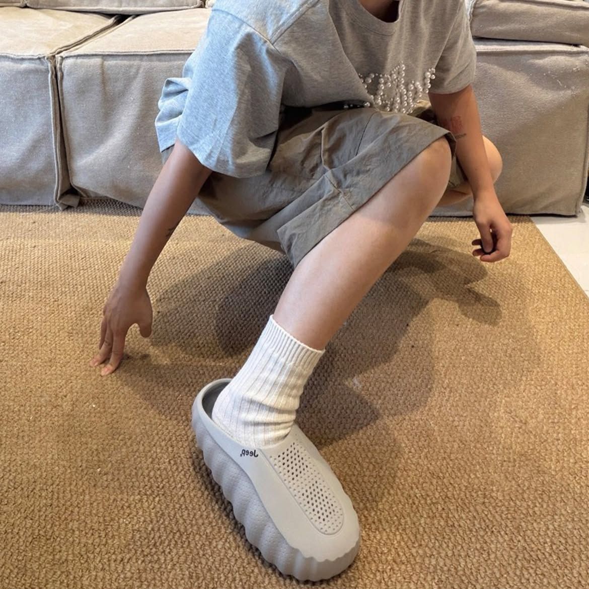  Dép Jeep [Unisex] - Mind 001 Gray 