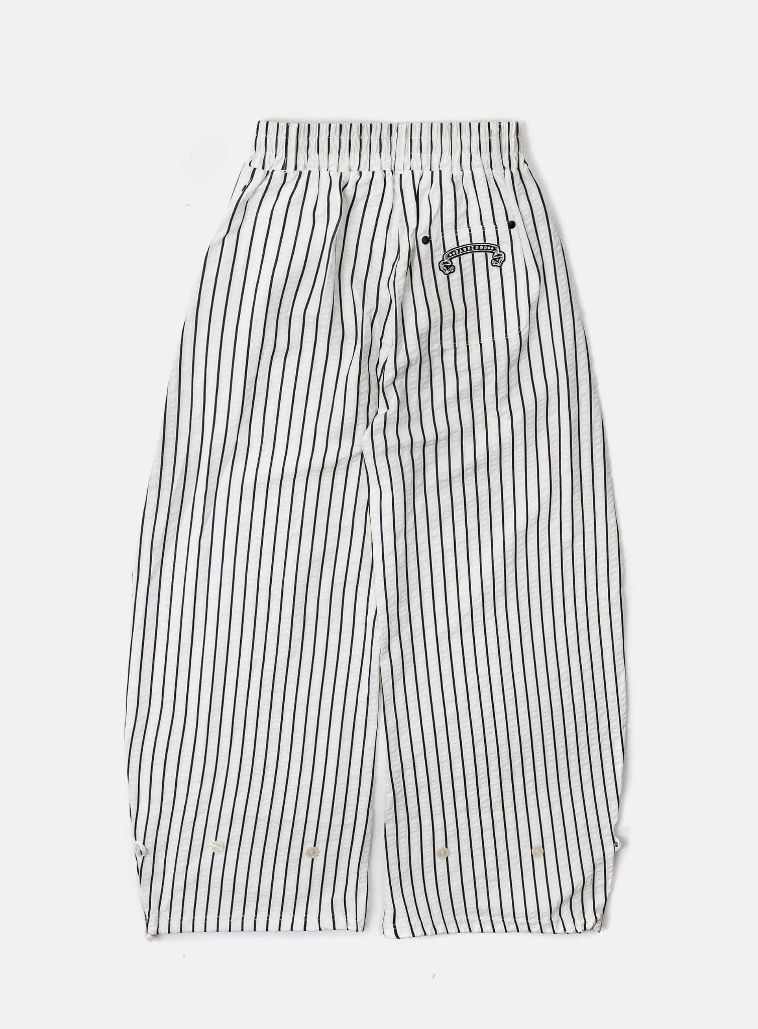  Quần Dài [Unisex] Badblood - [w-pts24-041] AJ Easy Pants - Black/Stripe 