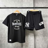  Áo Thun New Era - [Unisex] NY Yankees Retro Logo Black T-Shirt - 15488854 