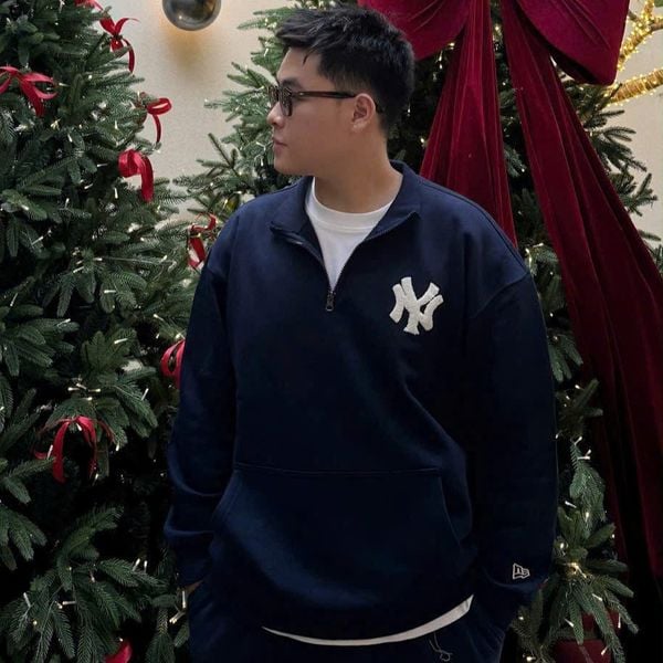  Áo Sweater Zip New Era - [Unisex] Bear EST.1903 NY Navy 