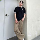  Áo Thun Polo New Era - [Unisex] NY Yankees Basic Arm Line Black 