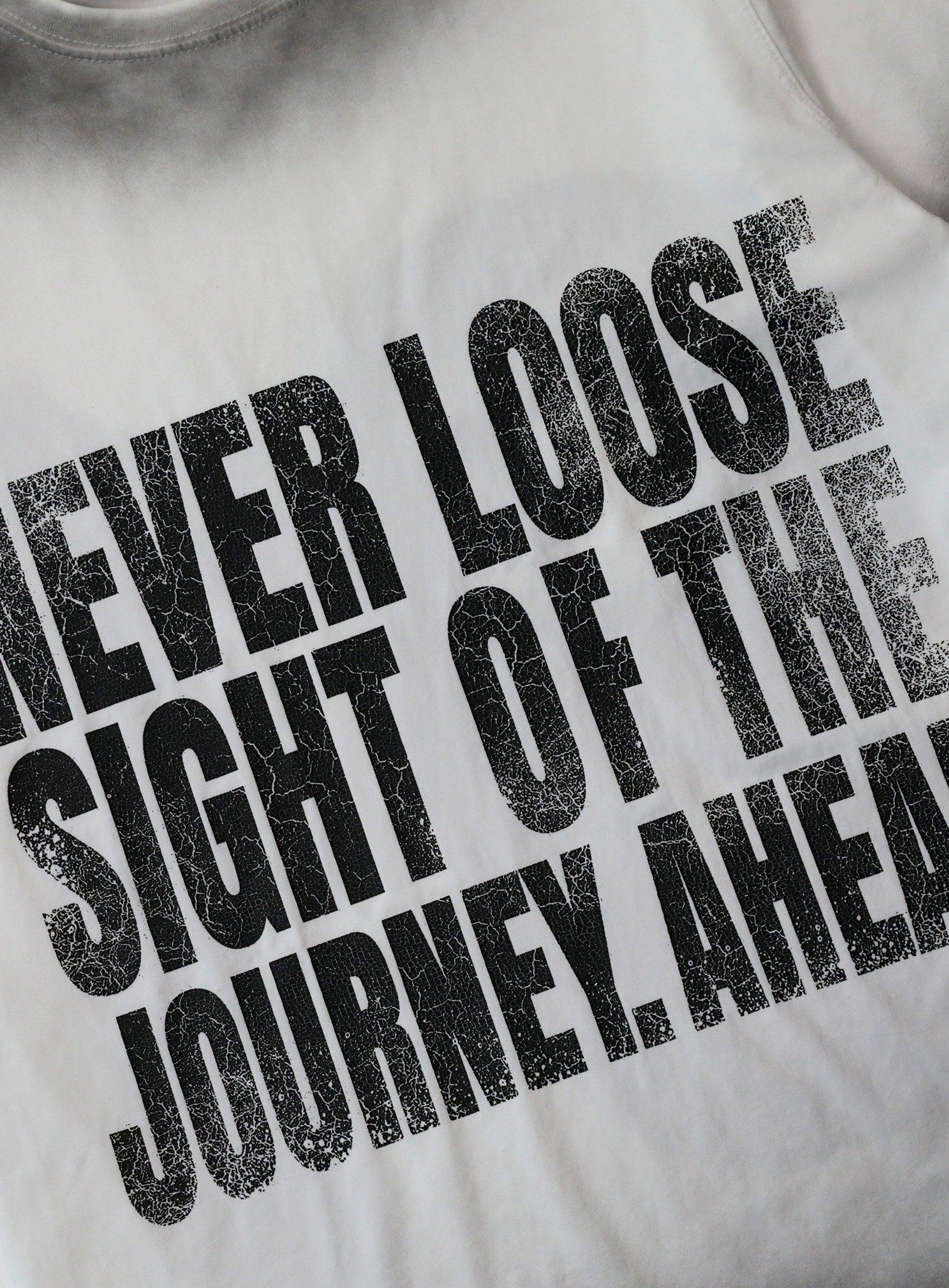  Áo Thun [Unisex] Badblood - [w-tee25-072] JOURNEY T-Shirt Dusty White 