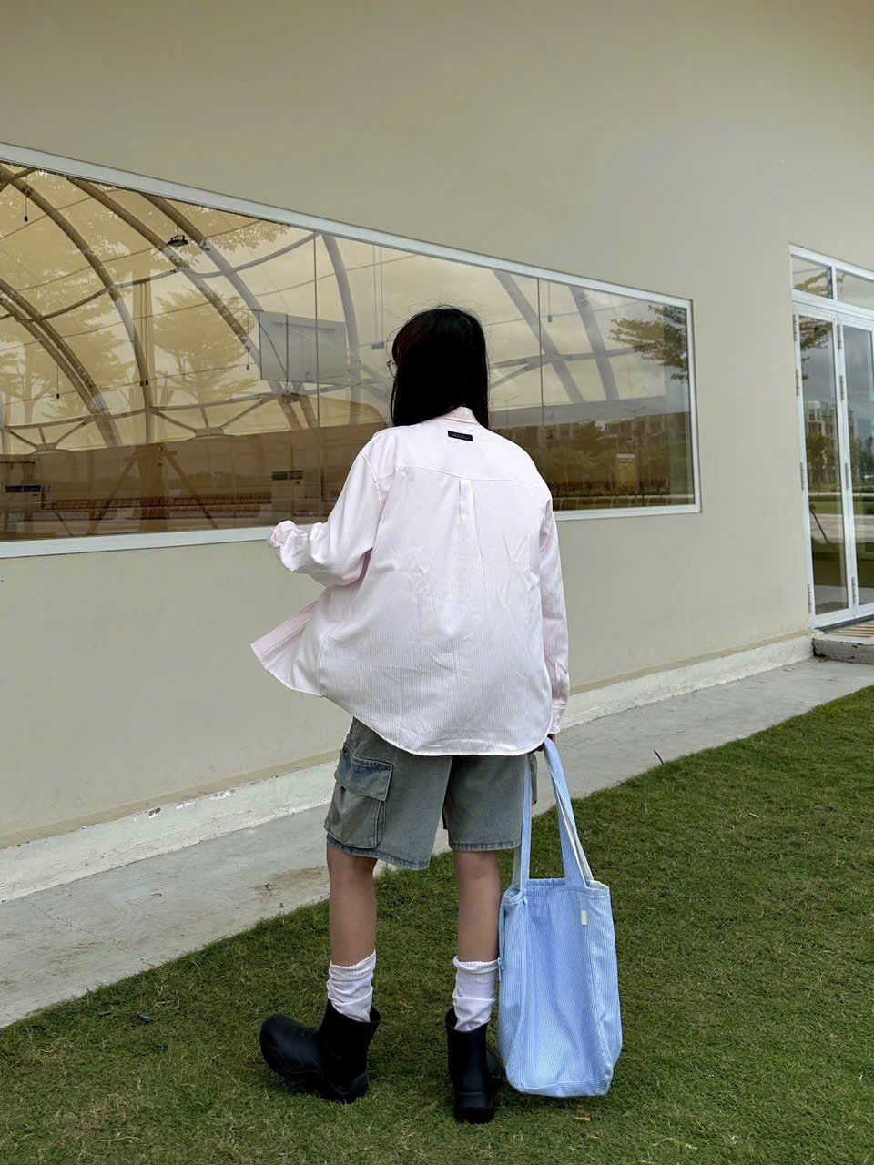  Áo Sơ Mi New Era - [Unisex] NY Yankees Striped Pink - 14529329 