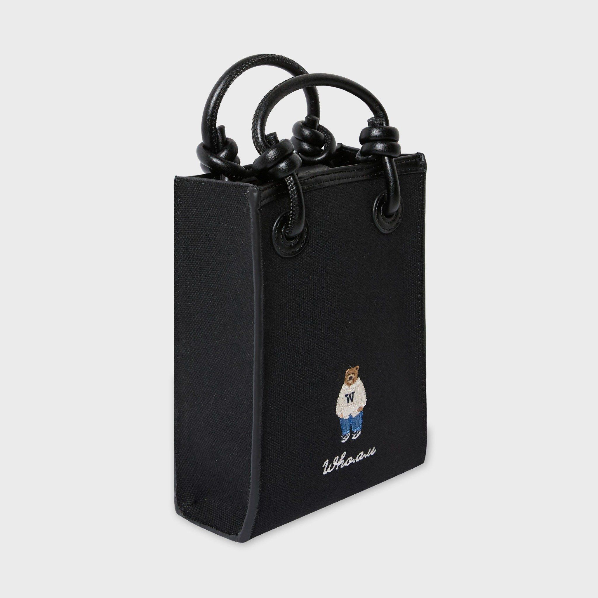  Túi Handphone Whoau - Canvas Mini Square Bag - WHBGF3822A 