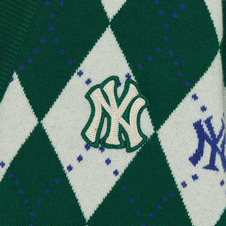  Áo Cardigan MLB [Nữ] Monogram New York Yankees - 3FKCM0134-50GNS 