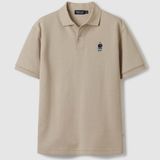  Áo Polo WHOAU [Unisex] - Steve Short Sleeve Collar Beige - WHHAE2411U 