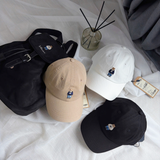  Nón Whoau - [Unisex] Steve Ball Cap Black - WHACE4902A 