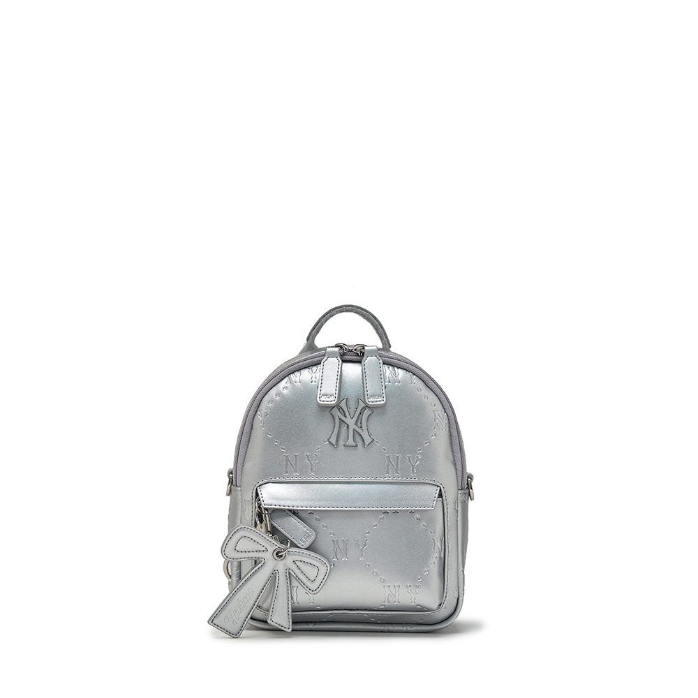 Balo MLB Korea Basic Pu Embo Mini Backpack NY Yankees - 7ABKM036N-50PKL 