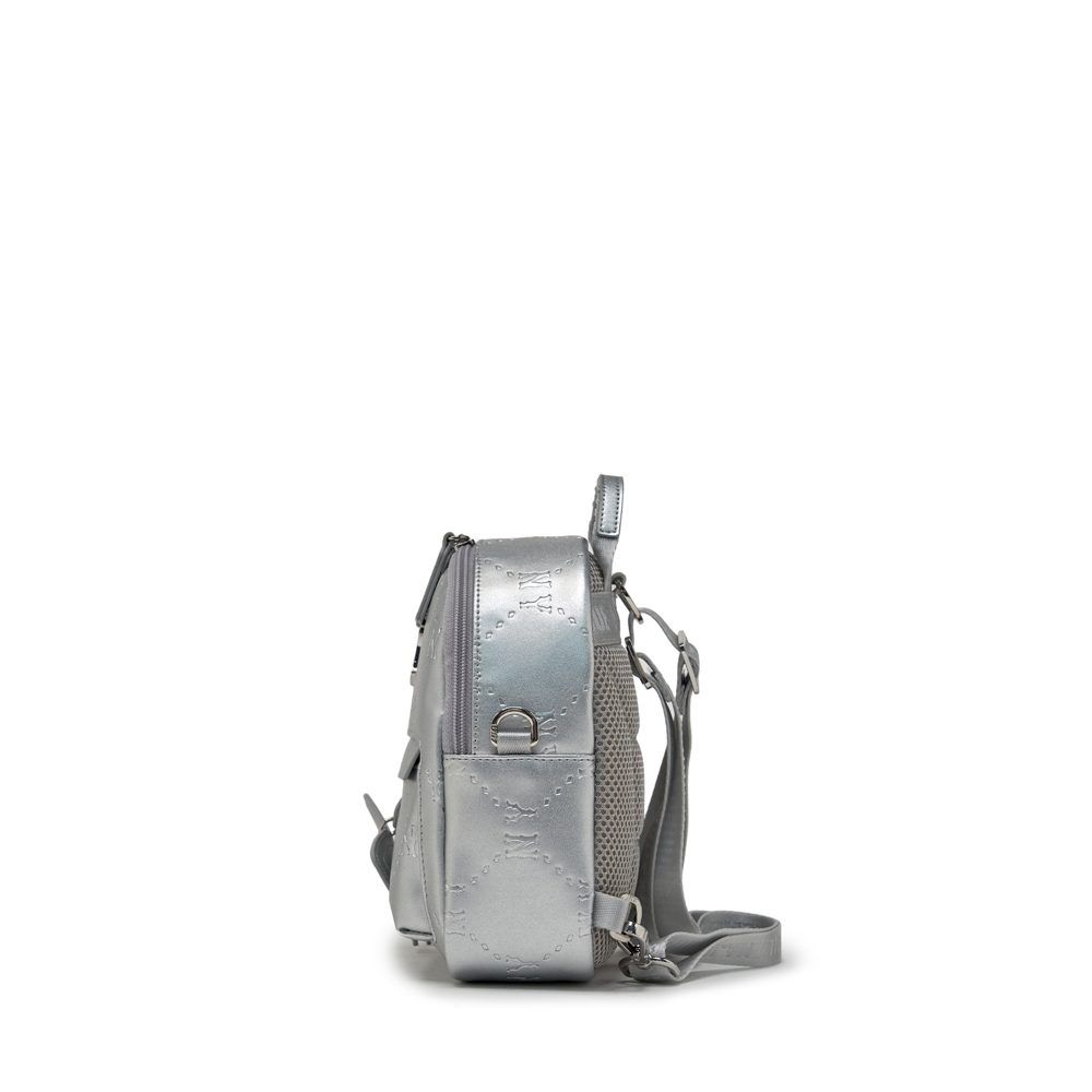  Balo MLB Korea Basic Pu Embo Mini Backpack NY Yankees - 7ABKM036N-50PKL 