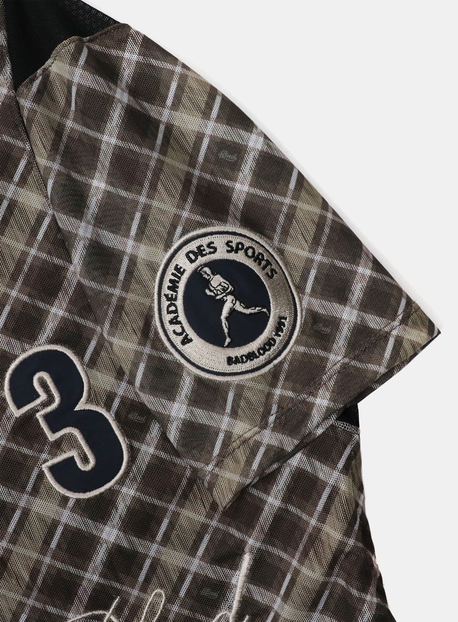  Váy [Nữ] Badblood - [w-drs25-004] Vintage Club Polo Mini Dress Check Brown 