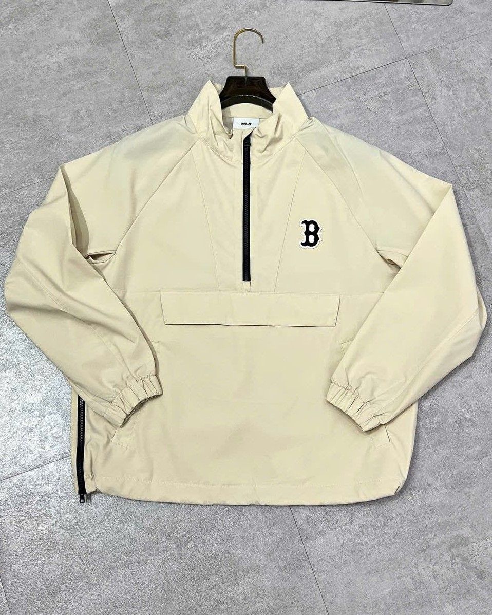  Áo Khoác Gió [Unisex] MLB Korea - Basic Medium Logo Boston - 3AWJB0231-43BGL 