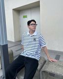  Áo Thun Polo New Era - [Unisex] NY Yankees Stripe White - 14849258 