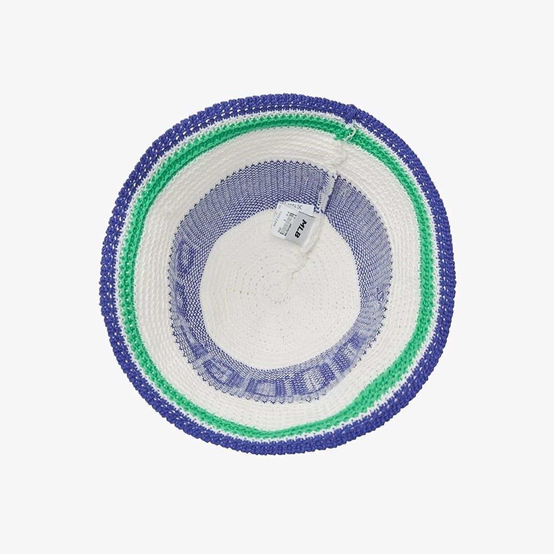  Nón Bucket Dệt Len MLB Knitted Crochet - 3AHTK014N-07IVS 