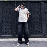  Áo Thun Polo New Era - [Unisex] Monogram NY Yankees Sleeve T-Shirt Cream - 13883939 