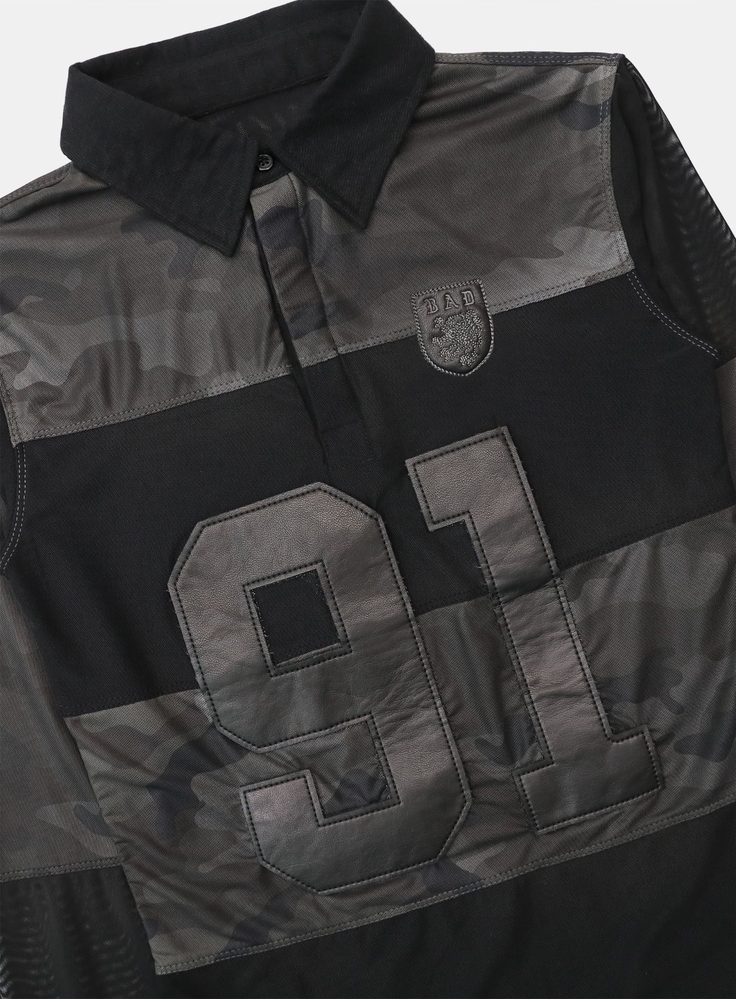  Áo Thun Dài Tay [Unisex] Badblood - [w-tee25-022] Vintage Club Rugby Camo 