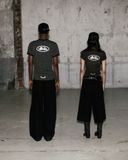 Áo Thun [Unisex] Badblood - [w-tee25-099] Mystic Oval Logo Jersey Ringer T-Shirt Brown Leopard 