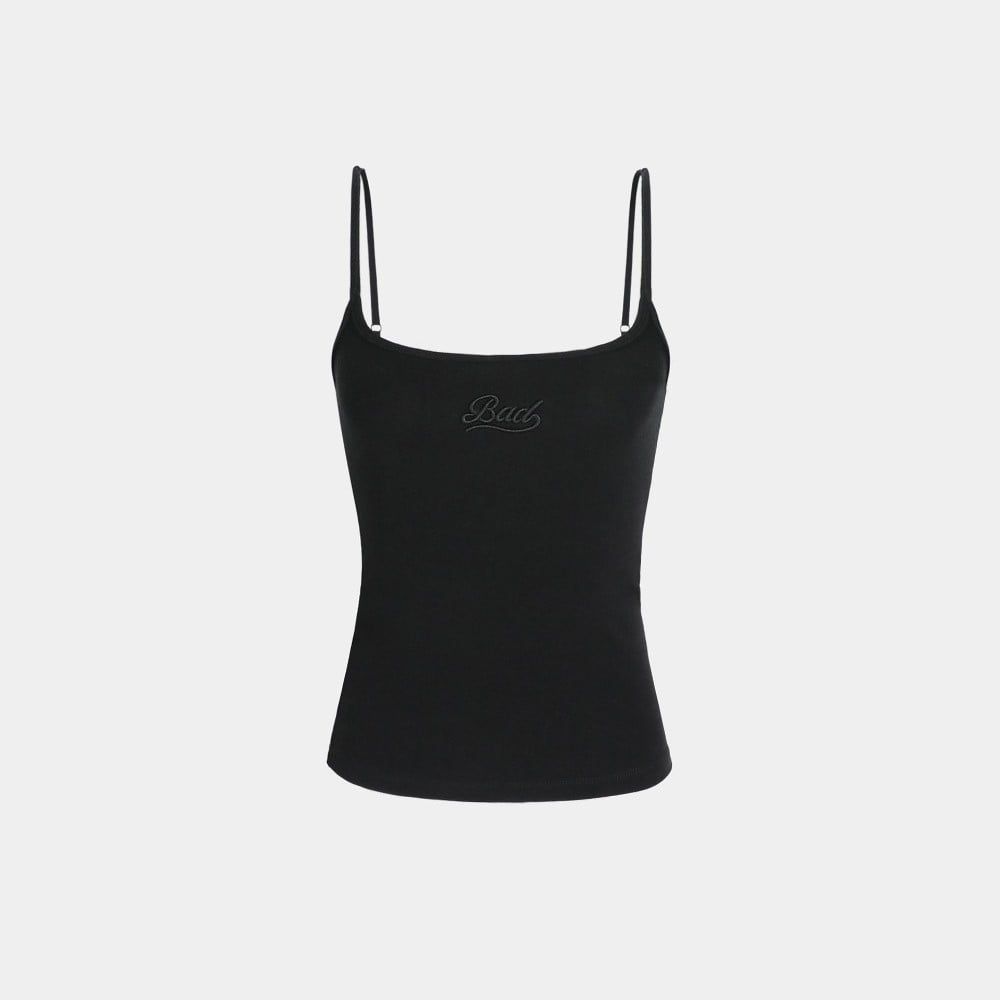 ◆BADBLOOD◆ Beyond Soft String Tank Black w-tnk24-004 Áo Hai Dây [Nữ] Badblood - [w-tnk24-004] Beyond Soft String