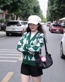  Áo Cardigan MLB [Nữ] Monogram New York Yankees - 3FKCM0134-50GNS 