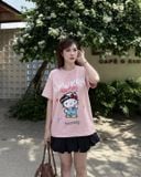  Áo Thun New Era - [Unisex] Hello Kitty Pink 