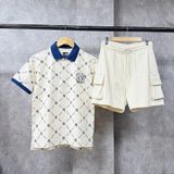  Áo Thun Polo New Era - [Unisex] Monogram NY Yankees Sleeve T-Shirt Cream - 13883939 