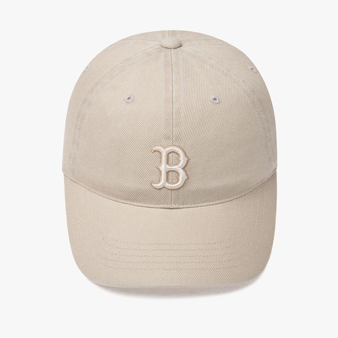  Nón MLB Basic Washed Unstructured Ball Cap Boston Sand 3ACPVV14N-43SAS 