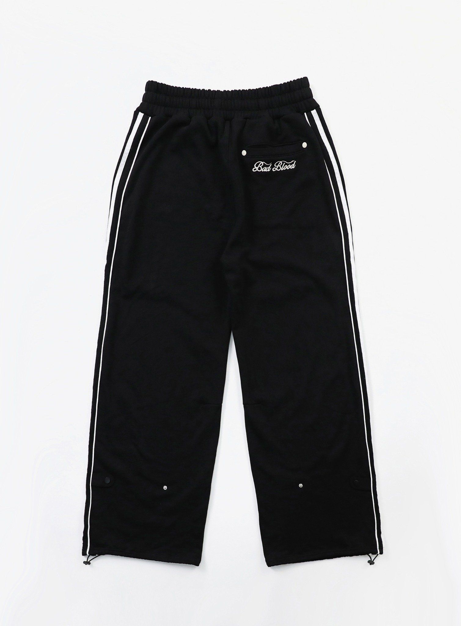  Quần Dài [Unisex] Badblood - [w-pts24-039] Billy 2 Way Curved Jogger Trousers - Black 