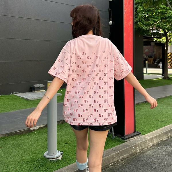 Áo Thun New Era - [Unisex] Monogram NY Yankees Pink