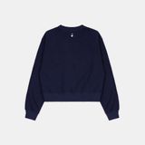  Áo Sweater [Unisex] Badblood - [w-sweatshirt24-018] Classic Logo sweatshirt - Navy 