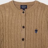  Áo Cardigan WHOAU [Nữ]- Steve Cable Cardigan Beige - WHCKF4901F 