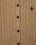  Áo Cardigan WHOAU [Nữ]- Steve Cable Cardigan Beige - WHCKF4901F 