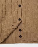  Áo Cardigan WHOAU [Nữ]- Steve Cable Cardigan Beige - WHCKF4901F 