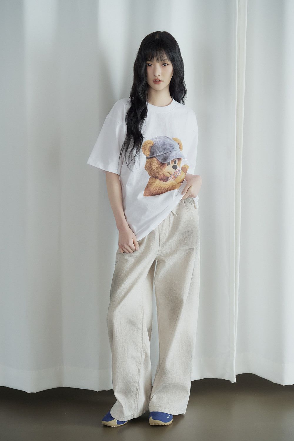  Áo thun ADLV - Acmé de la vie  AC Bear Baby Face Cap Boy 