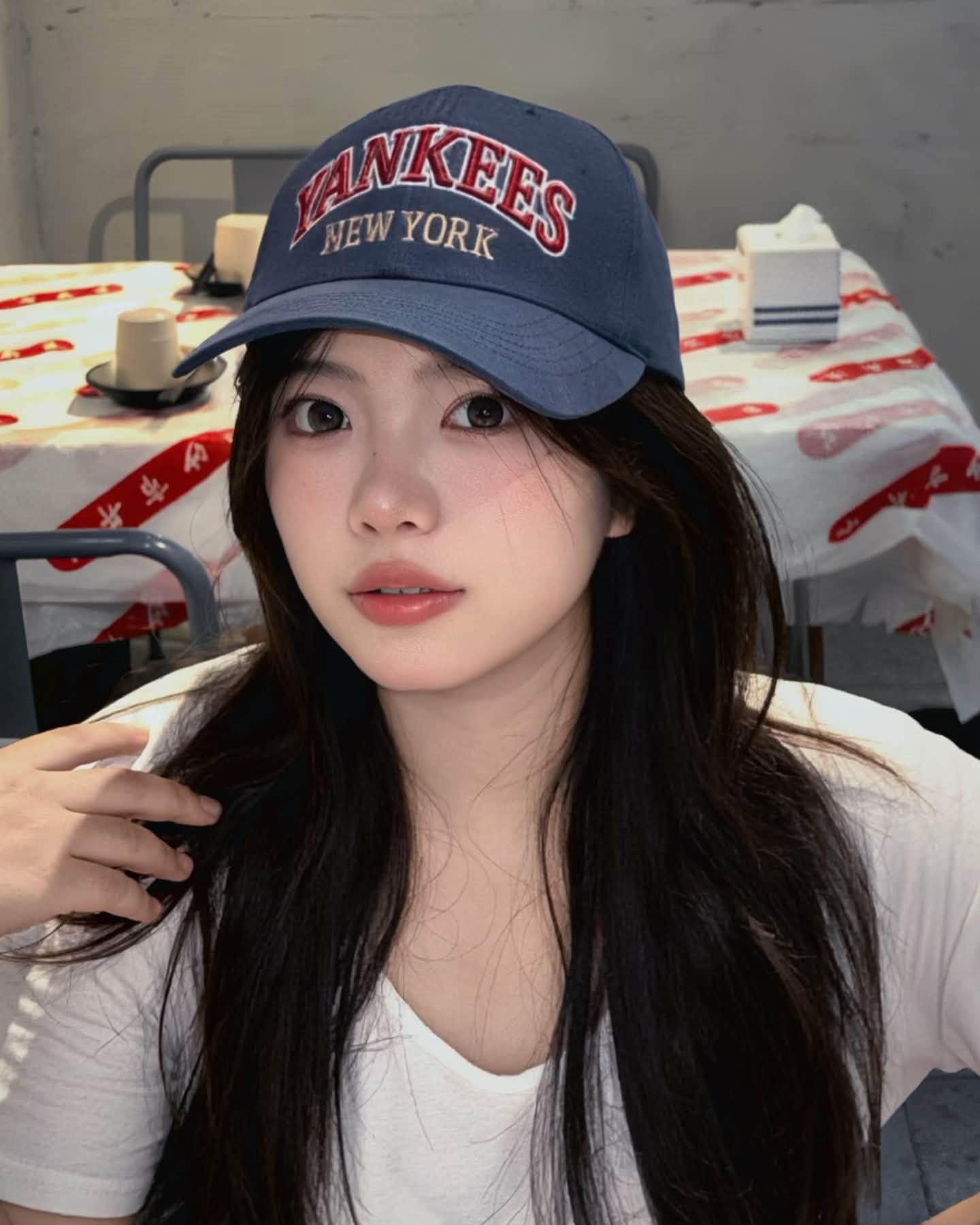  Nón MLB Korea - Hip Sreet Lettering Structured - 3ACPV285N-50NYS 