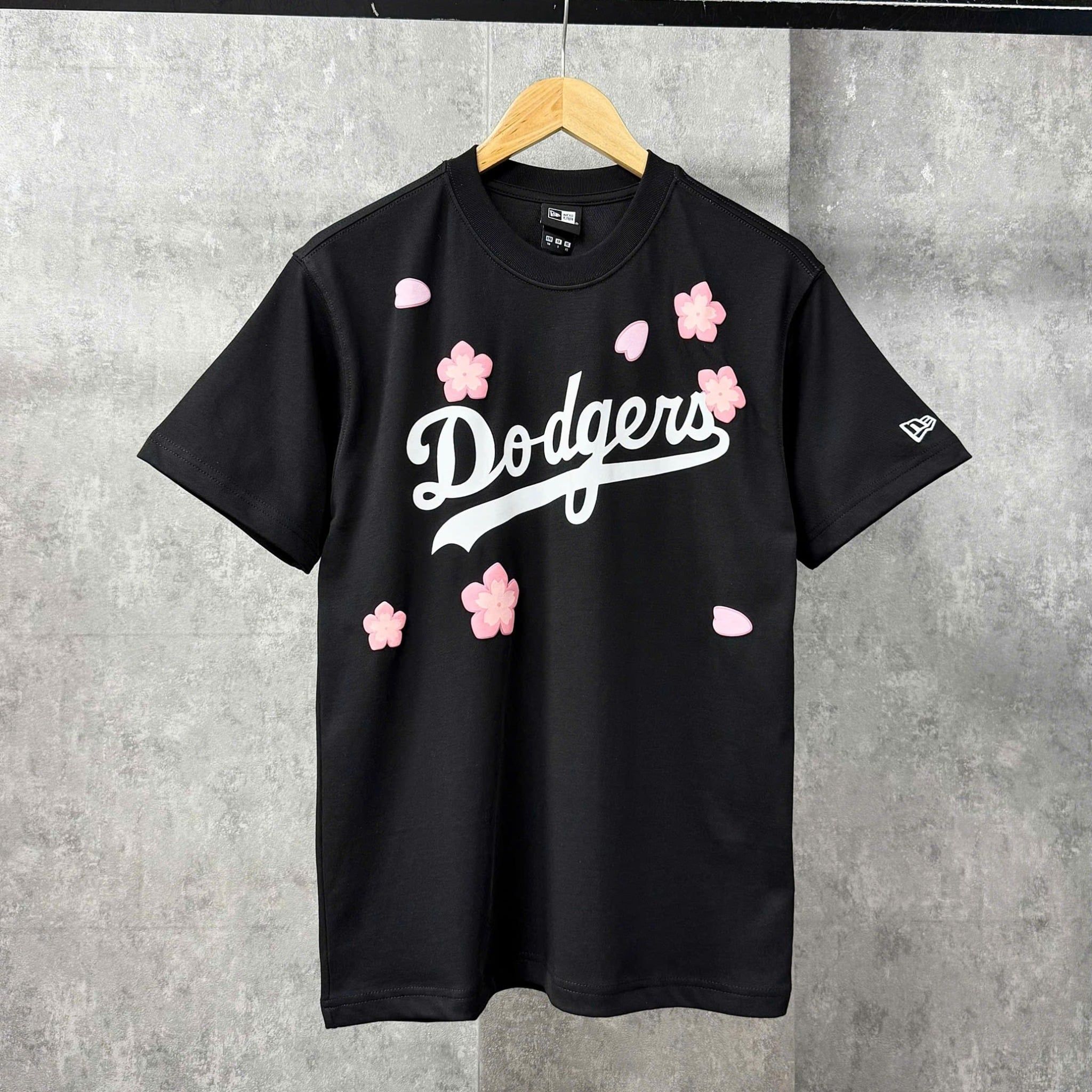  Áo Thun New Era - [Unisex] LA Dodgers Mini Peach Blossom White T-Shirt - 15565227 
