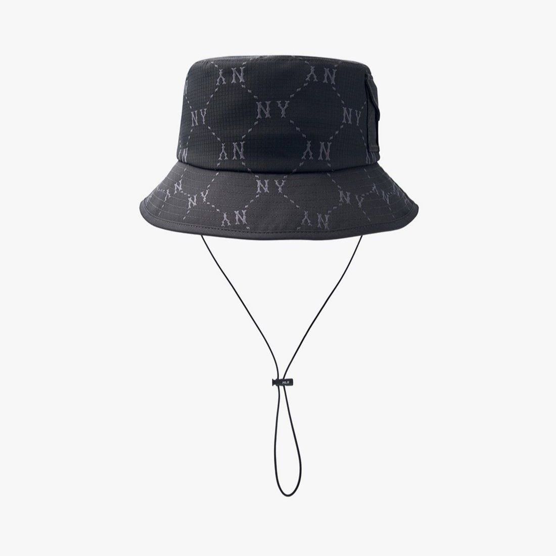  Nón Bucket MLB - [Unisex] Diamond Monogram Sporty Safari - 3AHTM015N-50BKS 