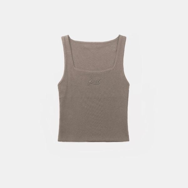 Áo Tanktop [Nữ] Badblood - [w-tnk24-074] Beyond Soft Square Neck Tank Tobacco