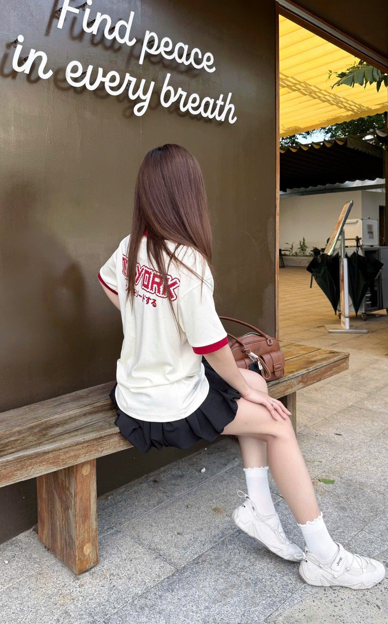  Áo Thun New Era - [Unisex] NY Yankees Japan Words Cream - 14422491 